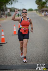 Today I completed my first triathlon. It was one of the toughest experiences I've ever had. I can't wait to do it again!