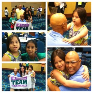 David Mendez and Sarah Morales - TNT's honored heros