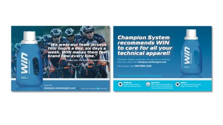 Click on the photo to get WINdetergent to launder your own sports gear and finally get that funky smell out!