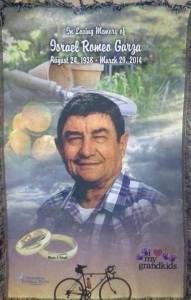 Israel Garza was killed while he was riding his commuter bike on North 281 (I-69) by an intoxicated driver.