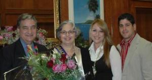 Dad, Momma, me and hubby at the Greater McAllen Association of Realtors (GMAR) Realtor of the Year awards