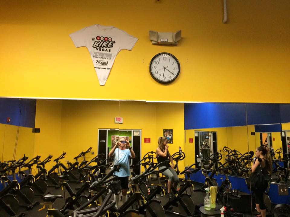Joey Williams took a picture of my shirt in his cycling studio and posted it on my wall... this... this meant sooo much to me. Thank you Joey! Thank you Gold's Gym!!!