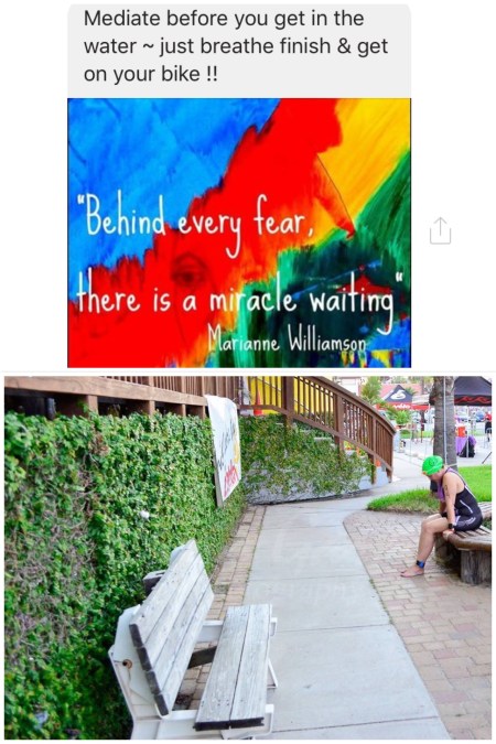 I get a text at 6:27 a.m. on a Sunday morning from a breast cancer survivor filled with encouragement and advice. And I think to myself, "Shouldn't this be the other way around? How awesome is she???" So I take her advice to heart and do it. And while this moment captured may seem like a comical rendition of a Sad Keanu Meme, it is the moment I cherish before every event I do. Meditation, prayer, my conversation with Momma... Thank you JoLynn for sending this to me :)